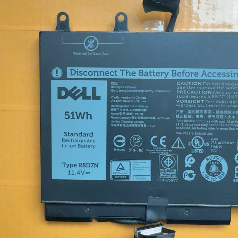 OEM R8D7N Battery For Dell Precision 3540 3550 Latitude 5400 5500 5510 5410 51Wh