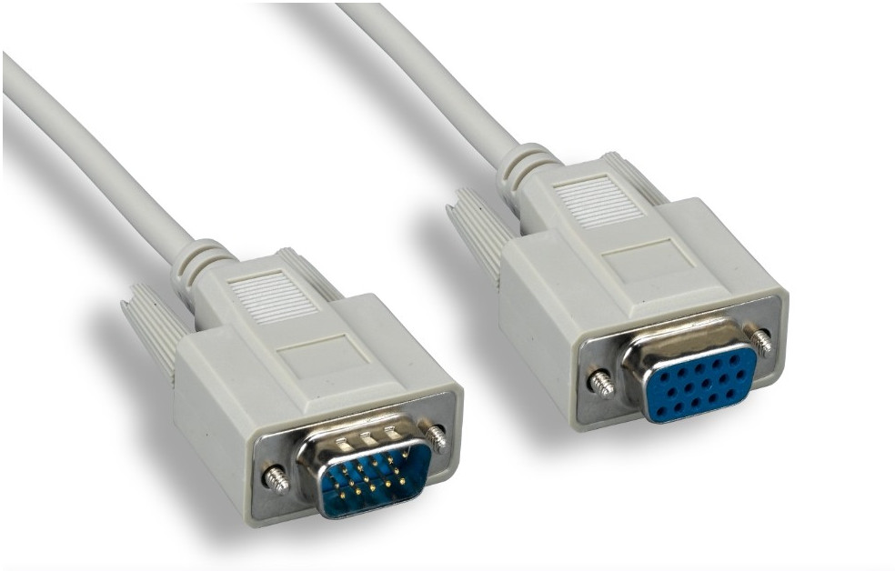 Standard SVGA VGA Cable Male / Female extension Cable