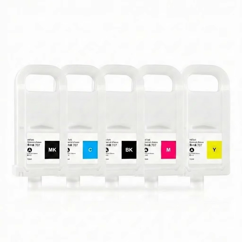PFI 707 Refillable Ink Cartridge With Chip for Canon IPF 830 840 850 Printers