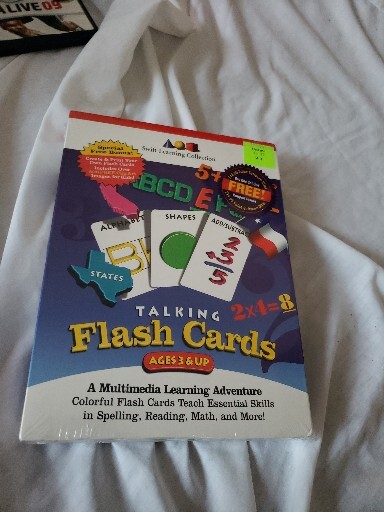 Swift Software Talking Flash Cards Childrens Educational Windows PC CD Rom New