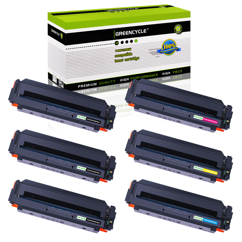 6PK CRG046H Toner Set fits for Canon 046H Imageclass MF732Cdw MF734Cdw MF735Cx
