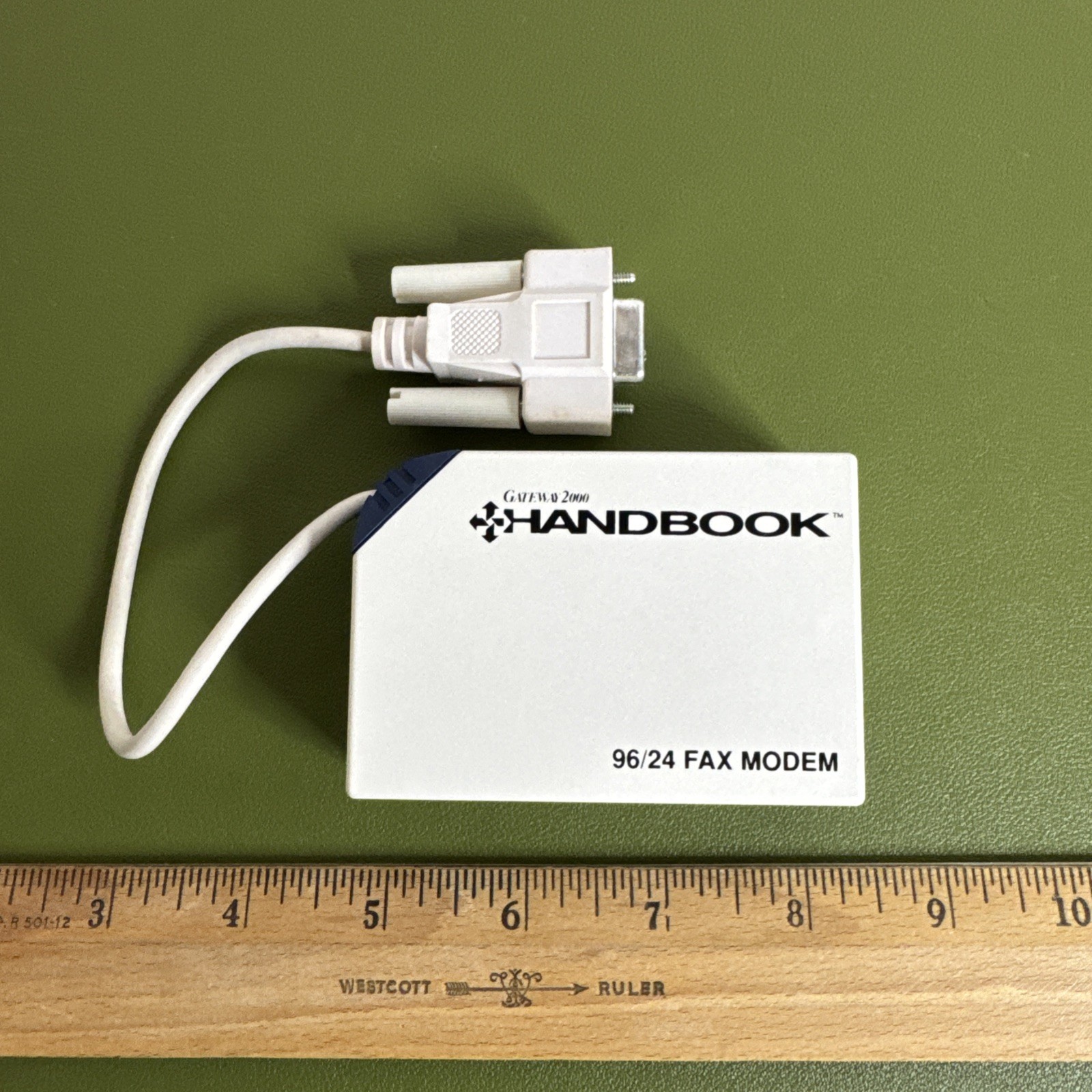 Vintage Gateway 2000  Handbook 96/24 Fax Modem, model # HB9600