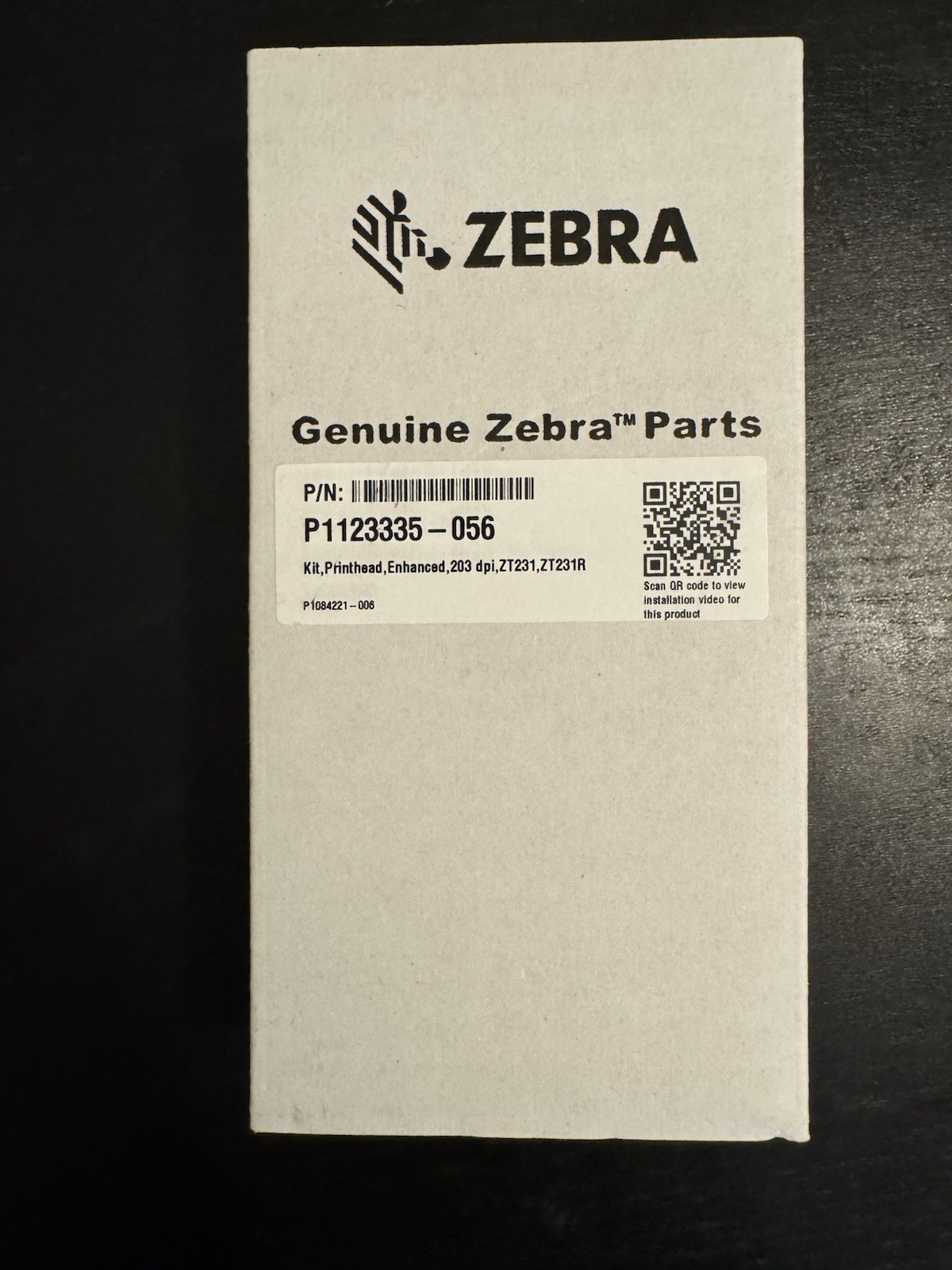 P1123335-056 Genuine Zebra OEM Printhead for ZT111 ZT211 ZT231 203 DPI