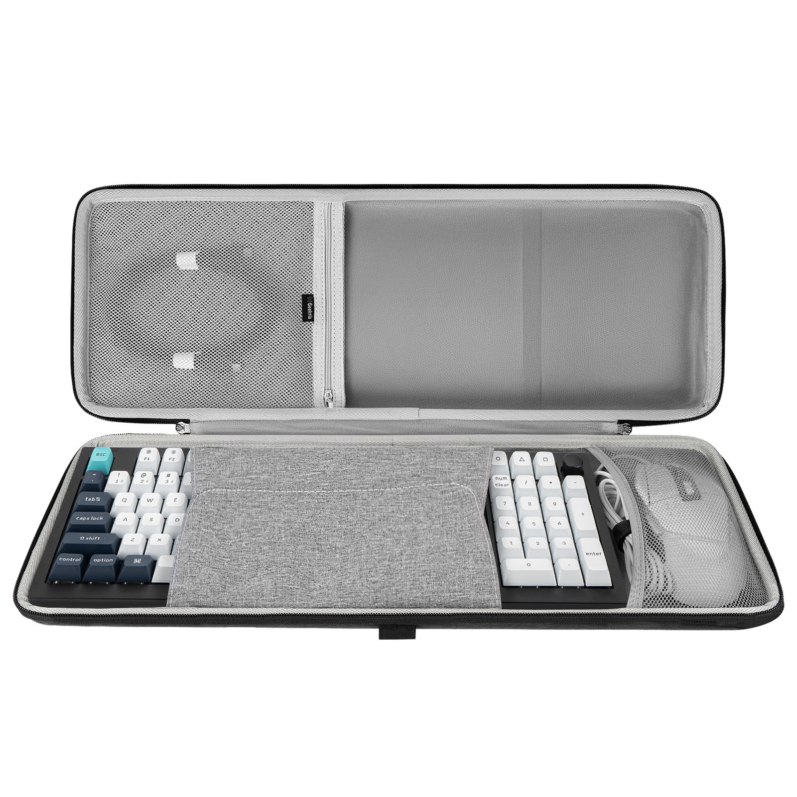 Geekria Carrying Case for 96% Compact Keyboard + Mouse Combo