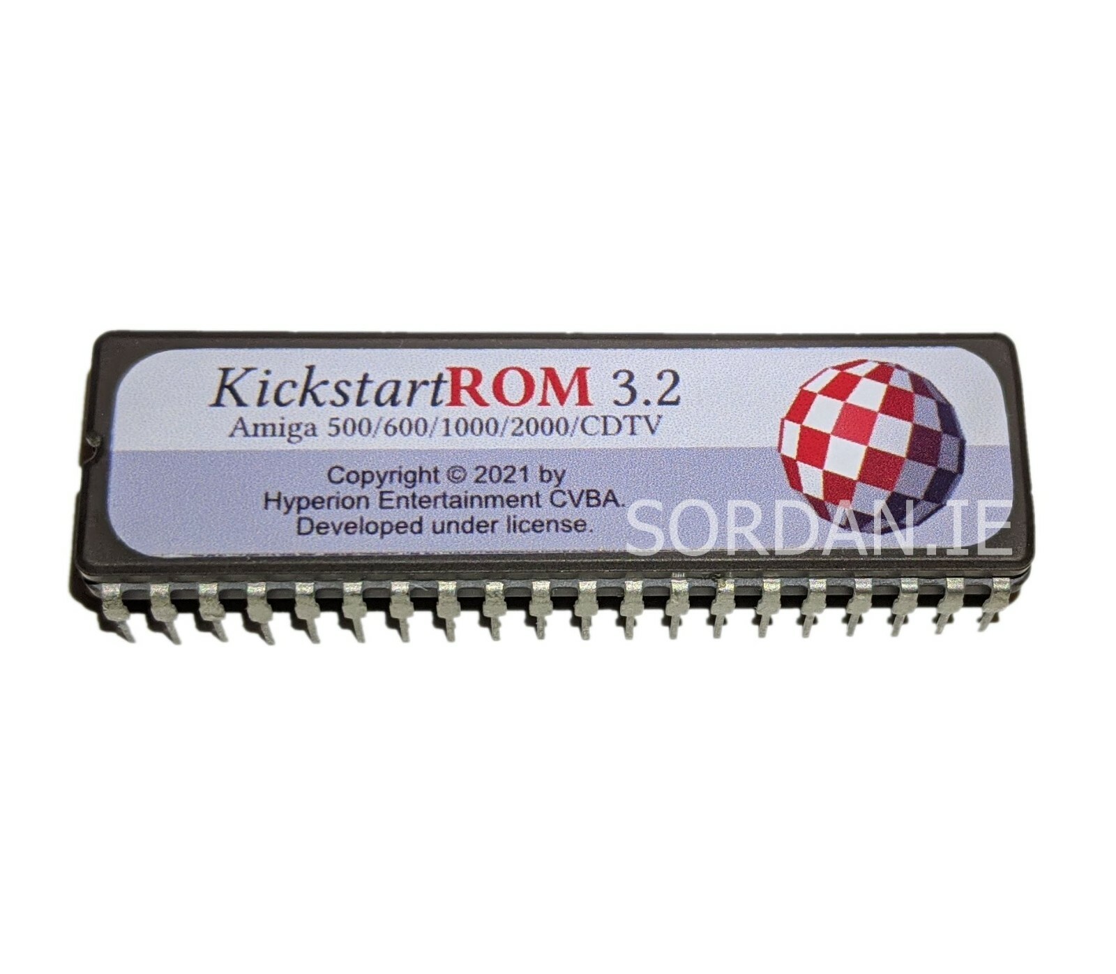 Amiga Kickstart ROM 3.2.3 Amiga OS Rounded Sticker for Amiga 500 600 2000