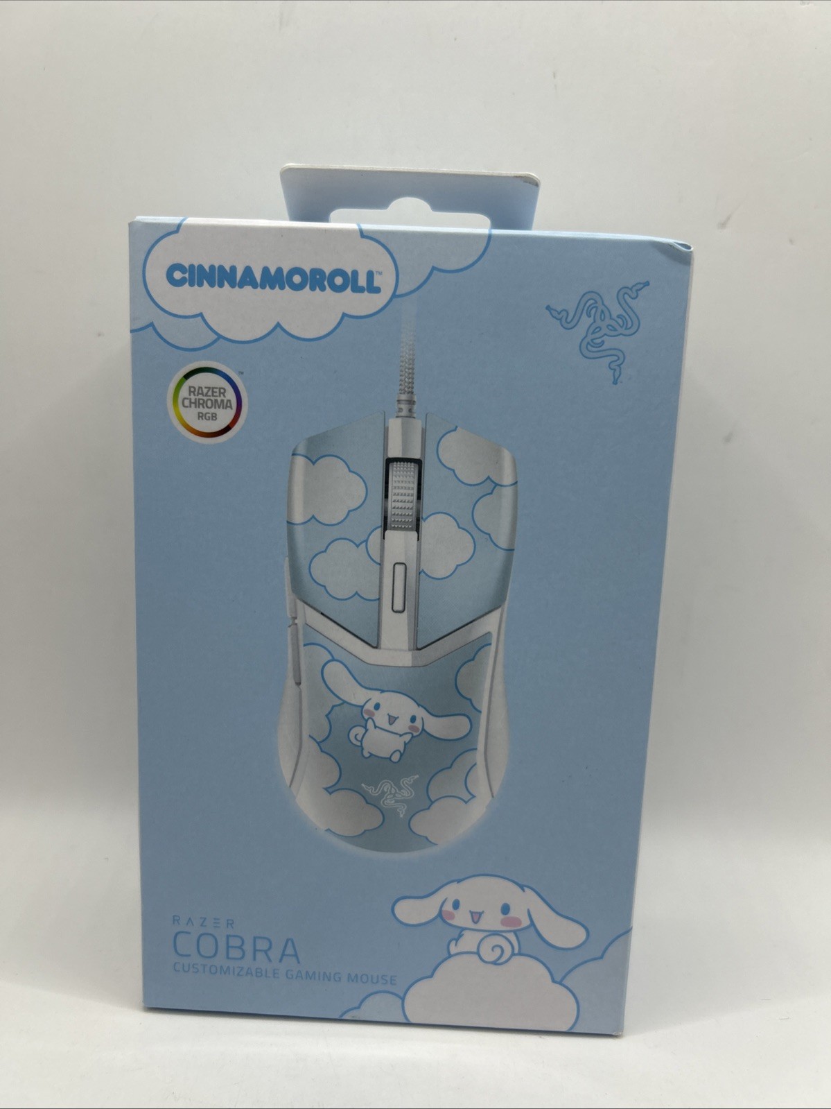 Razer Cobra Cinnamoroll Limited Edition Customizable Gaming Mouse New In Box🔥✅