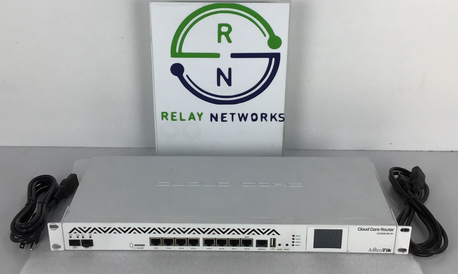 MikroTik CCR1036-8G-2S+ Cloud Core Router8x 1 GB RJ45, 2x SFP+, LCD, 4GB Ram