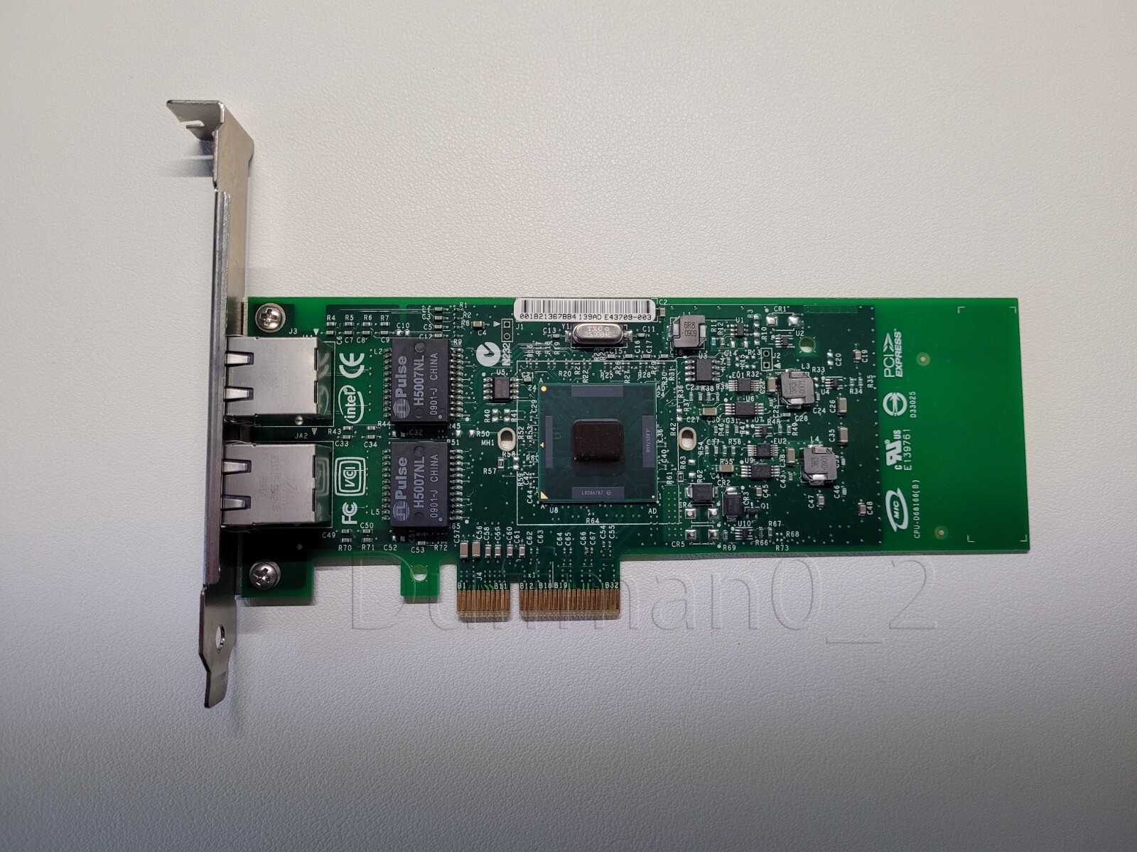 Intel Gigabit ET Dual Port Server Adapter E1G42ETBLK 82576