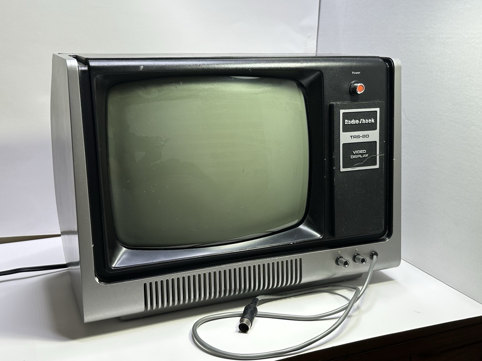 Vintage Radio Shack TRS-80 Model I 12” CRT Video Display Monitor 26-1201
