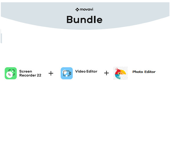BUNDLE Deal  : Movavi Screen Recorder 2026 + Photo Editor + Video Editor Bundle