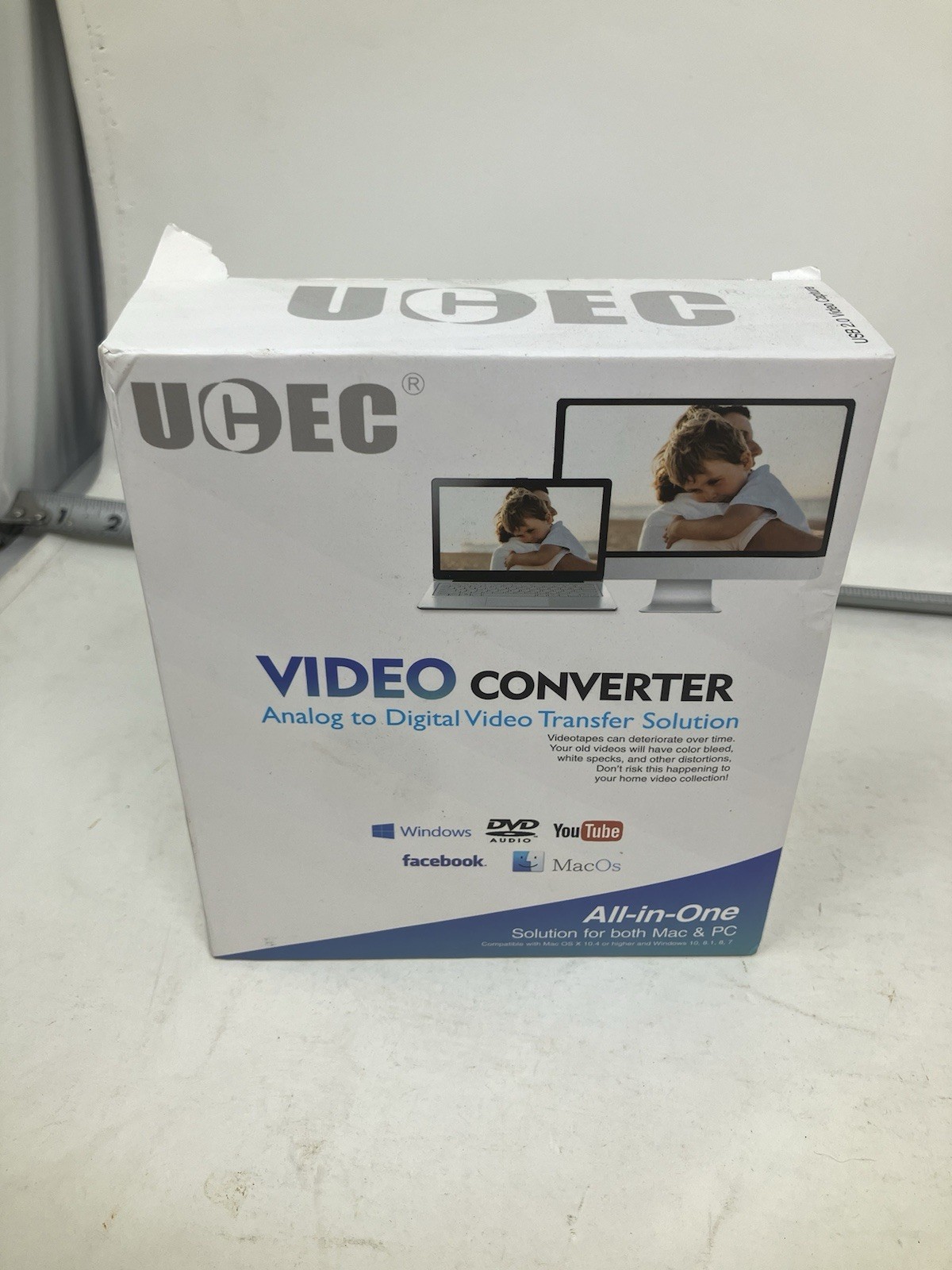 All-in-One RCA to USB Video Capture Device – Convert VHS to Digital w