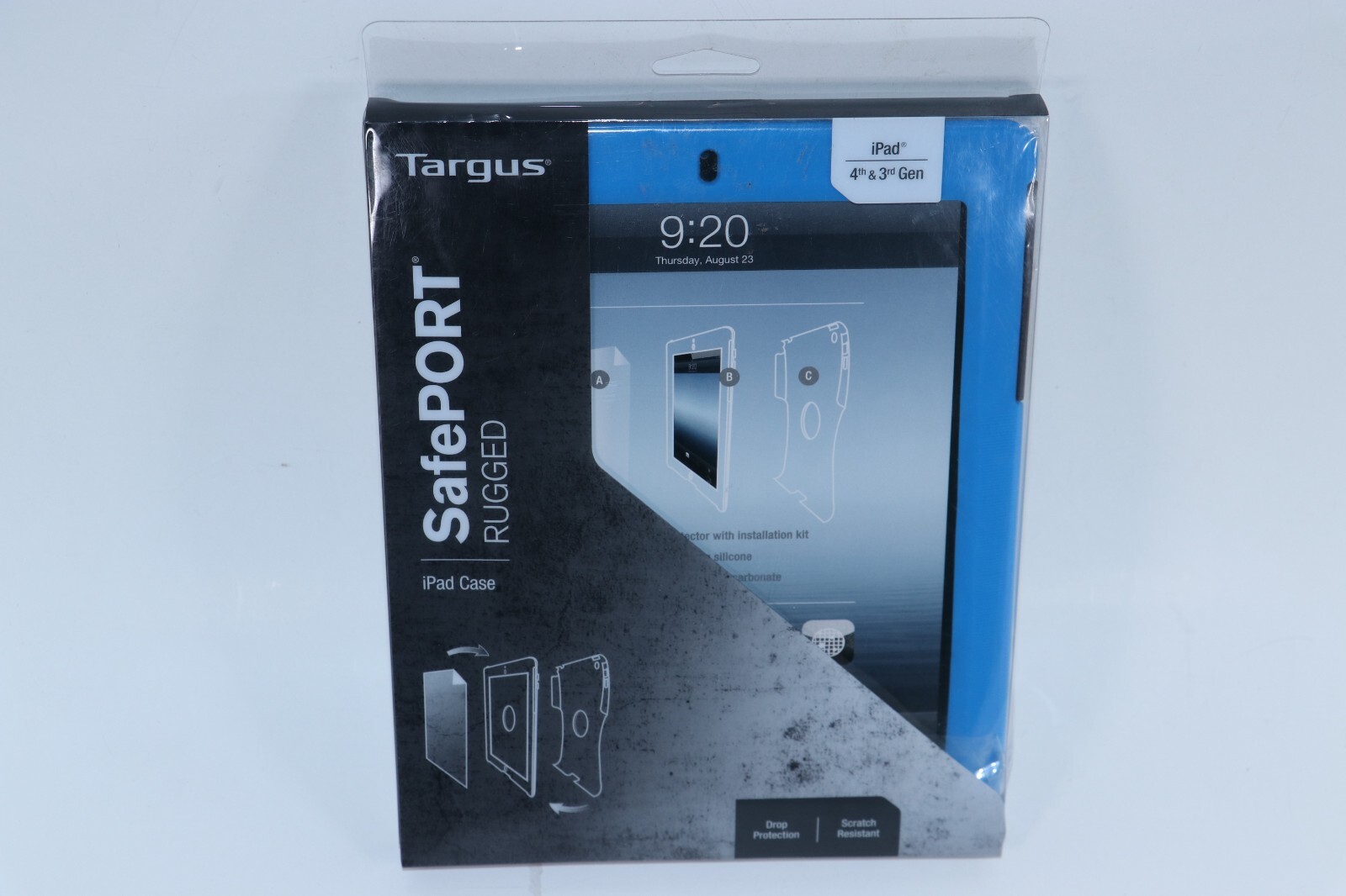Targus SafePort Rugged Case For iPad 3 & 4 Gen THD04502US BLUE BRAND NEW