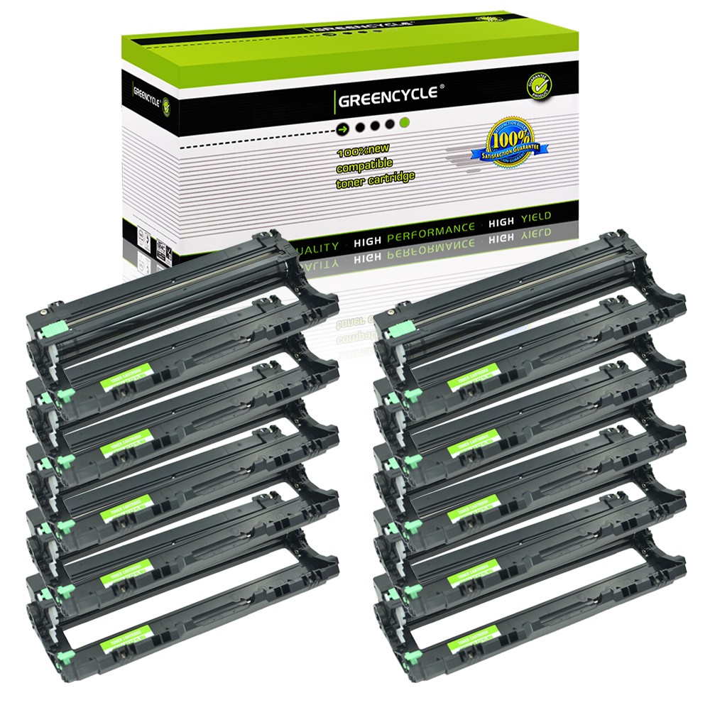 10PK DR-221 CL BK Drum Unit for Brother TN221 HL-3170CDW HL-3180CDW MFC-9340CDW