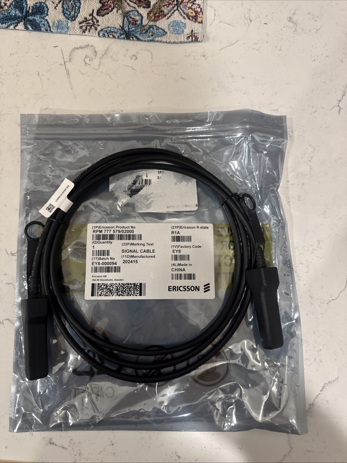ERICSSON - Ericsson RPM Signal Cable RPM 777 579/02000