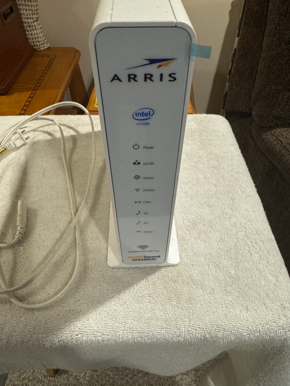 ARRIS Surfboard SVG2482AC WiFi Cable Modem - USED WITH POWER CORD