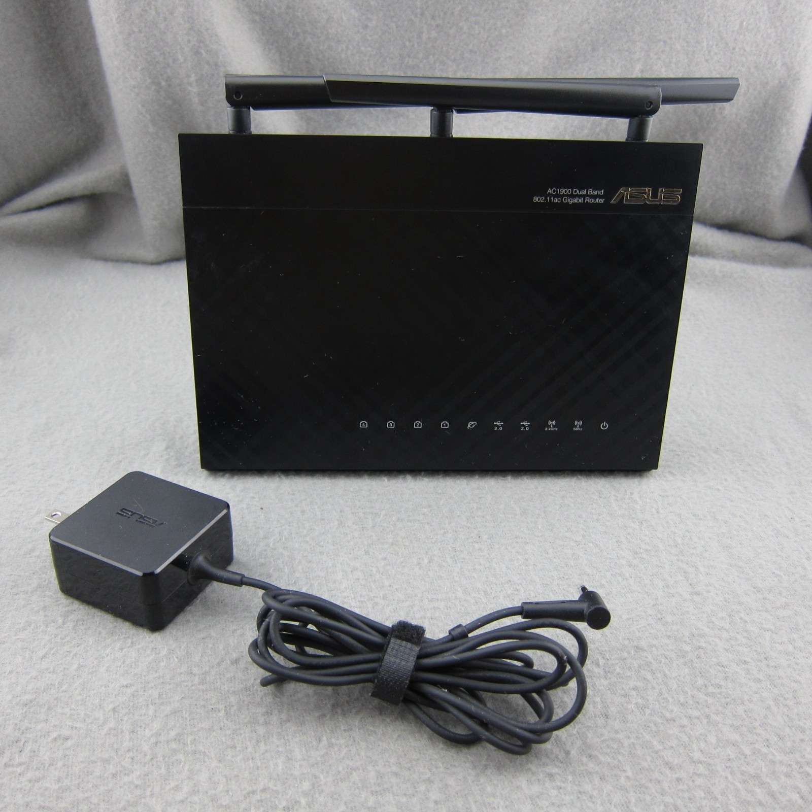 ASUS RT-AC1900 Dual-Band Wireless Gigabit Router w/ Power Bundle Factory Reset