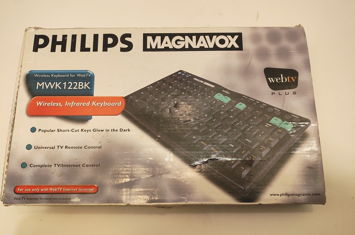 Wireless Keyboard Philips Magnavox Web TV Plus