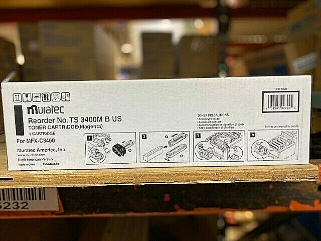 MURATEC GENUINE TS3400M MAGENTA TONER FOR MFX-C3400