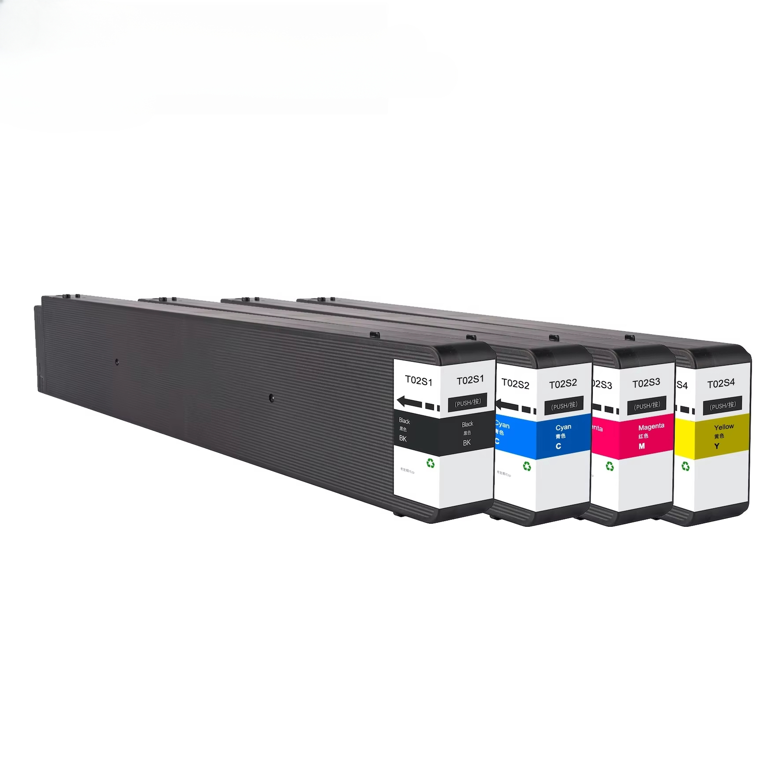 T02S1-T02S4 Compatible Ink Cartridge for Epson WF-C20750 Printer 4color