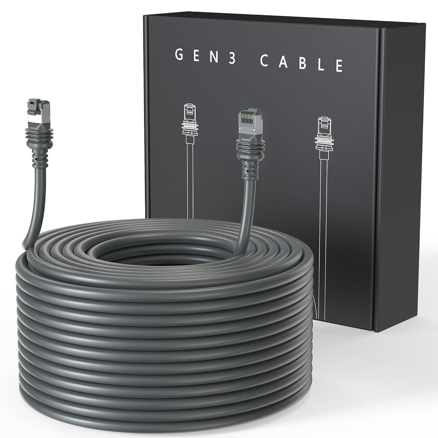 LUCMO 75FT/ 23M Cable for Starlink Standard 4/ 4X/ Gen 3/ V4/ V5 | Replacement