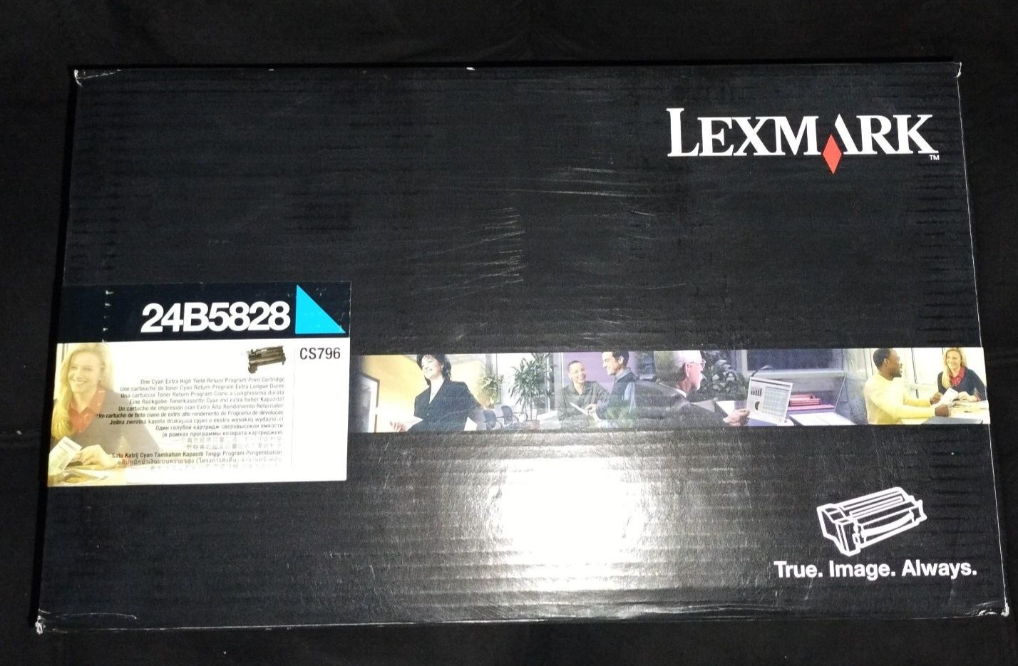 Genuine 24B5828 20,000-Page Lexmark CS796 Cyan High Yield Toner Cartridge