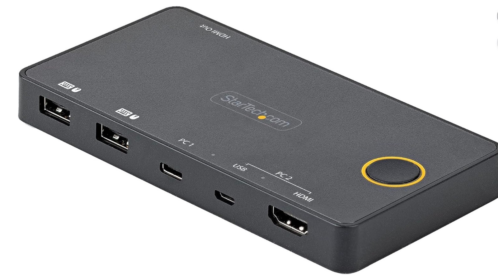 StarTech.com 2 Port Hybrid USB-A + HDMI & USB-C KVM Switch - Single 4K 60Hz 