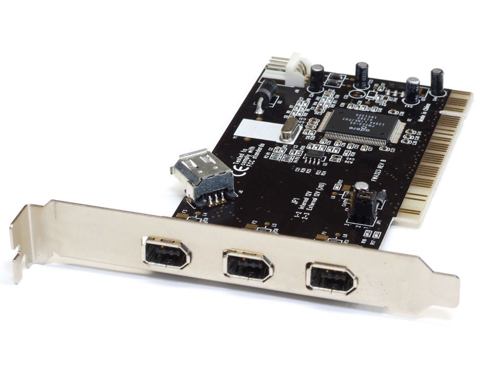 Apollo 4 Port PCI VIA 1394A Firewire Interface Expansion Card/SD-FW6306-3I