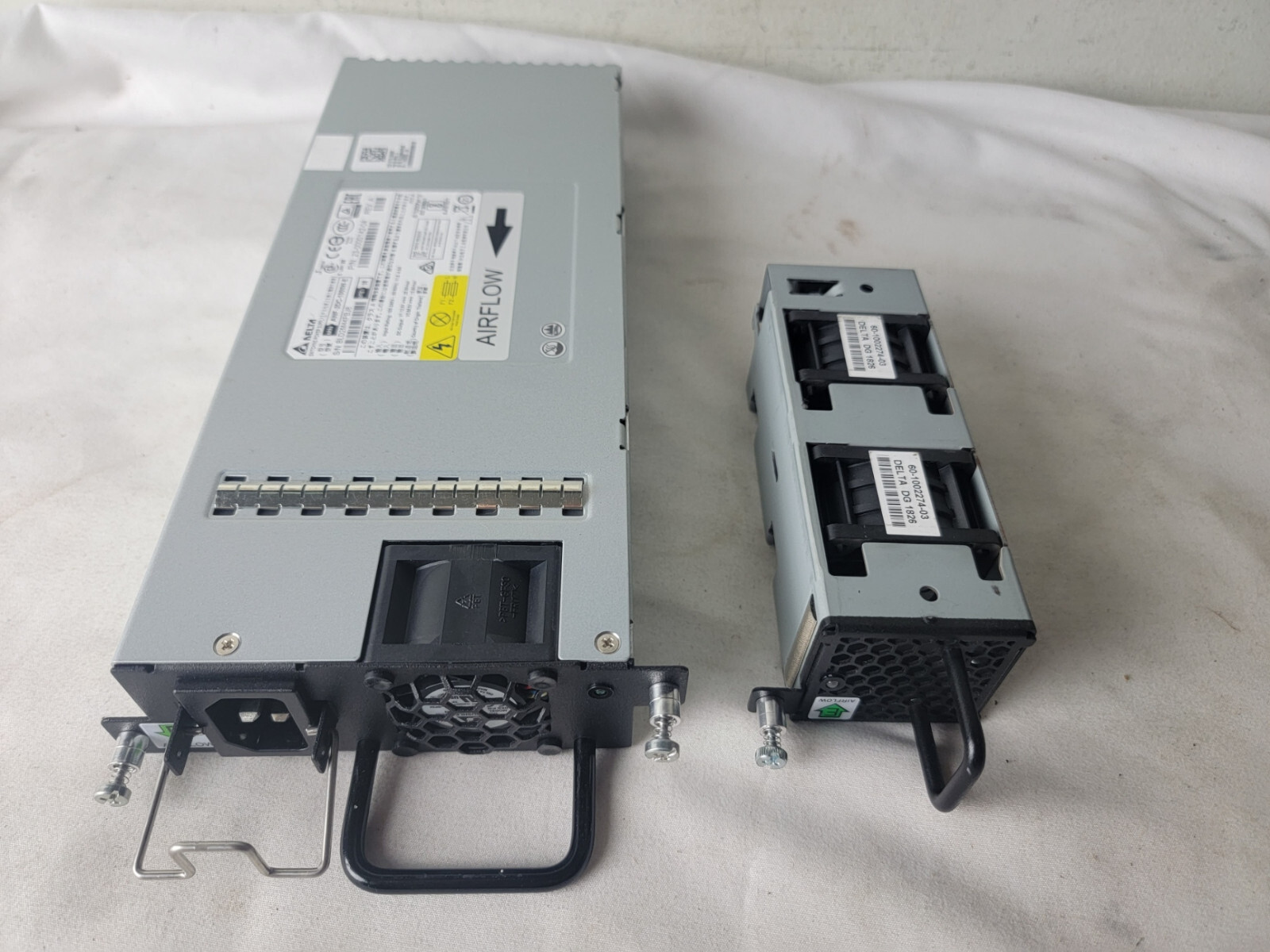 Brocade Ruckus RPS16-E ICX 7450 6610 POE 1000W AC Power Supply 23-0000142-02 fan