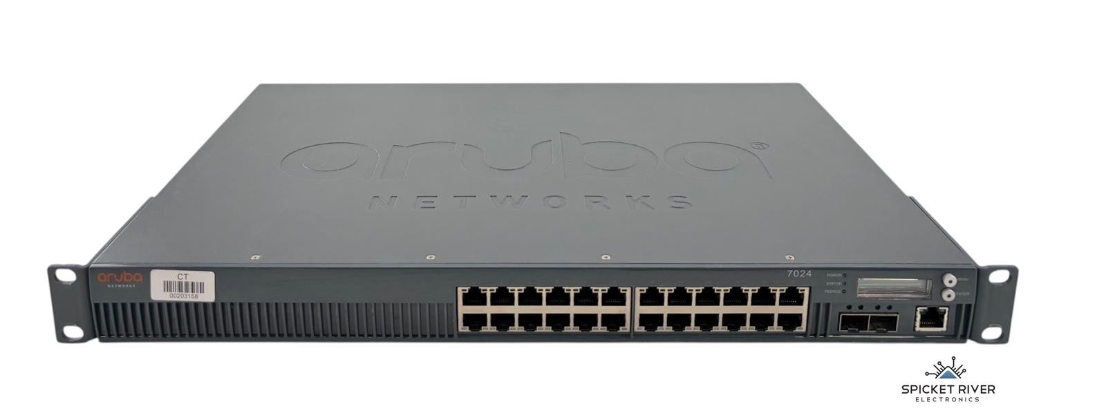 Aruba Networks 7024 ARCN7024 24-Port PoE+ 2x SFP+ Mobility Ethernet Controller