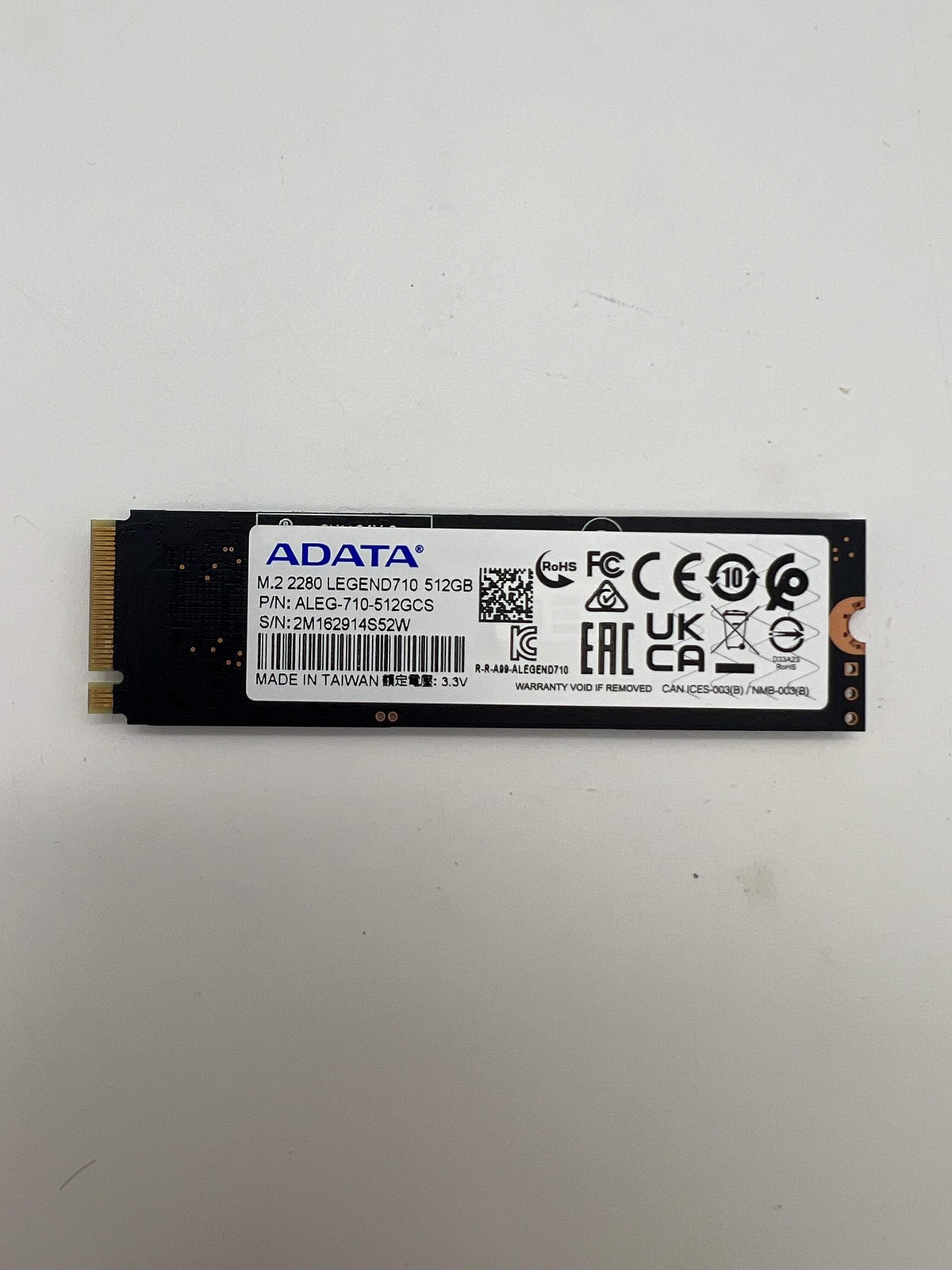 ADATA Legend 710 Computer Components - Used A