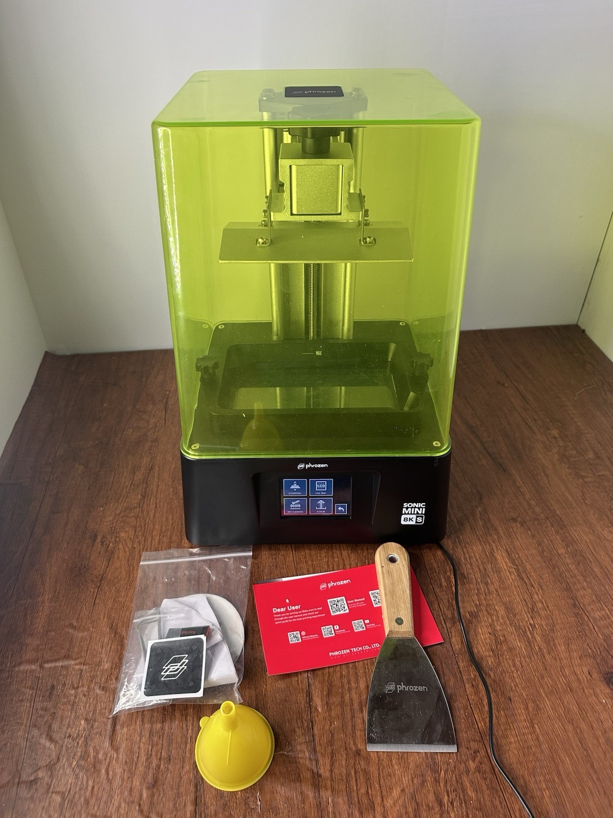 Phrozen Sonic Mini 8K S Resin 3D Printer LCD Tested Complete w/ Box USB