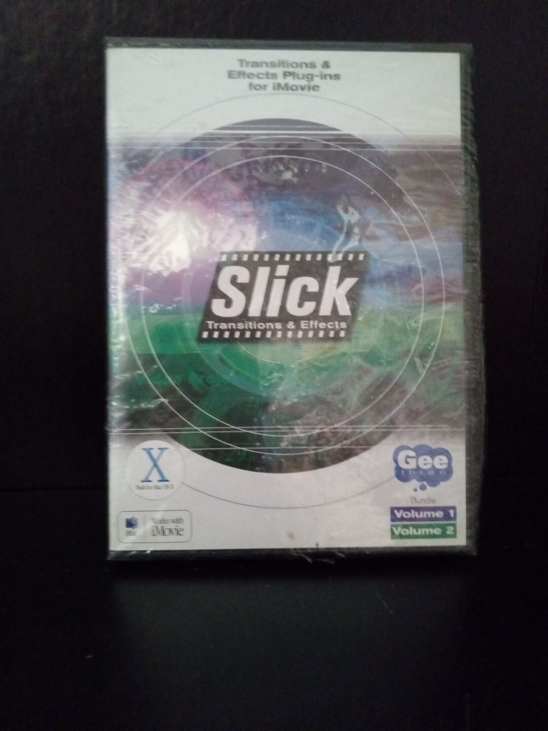 GEE THREE SLICK TRANSITIONS & EFFECTS PLUG-INS FOR iMOVIE VOL. 1 & 2, MAC OS X