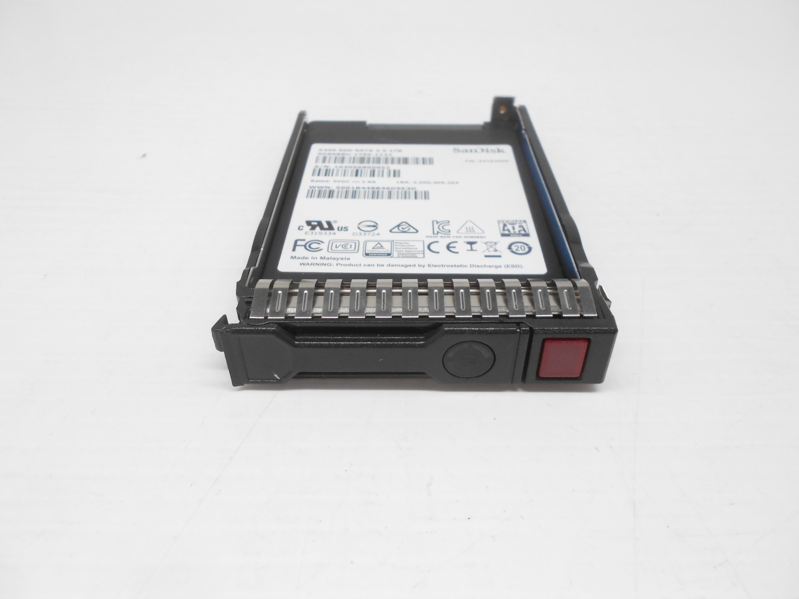 NEW 1TB SSD SATA 2.5" 6G Hard Drive HP DL360 DL380 DL385 Gen10 G8 G9 G10 Server