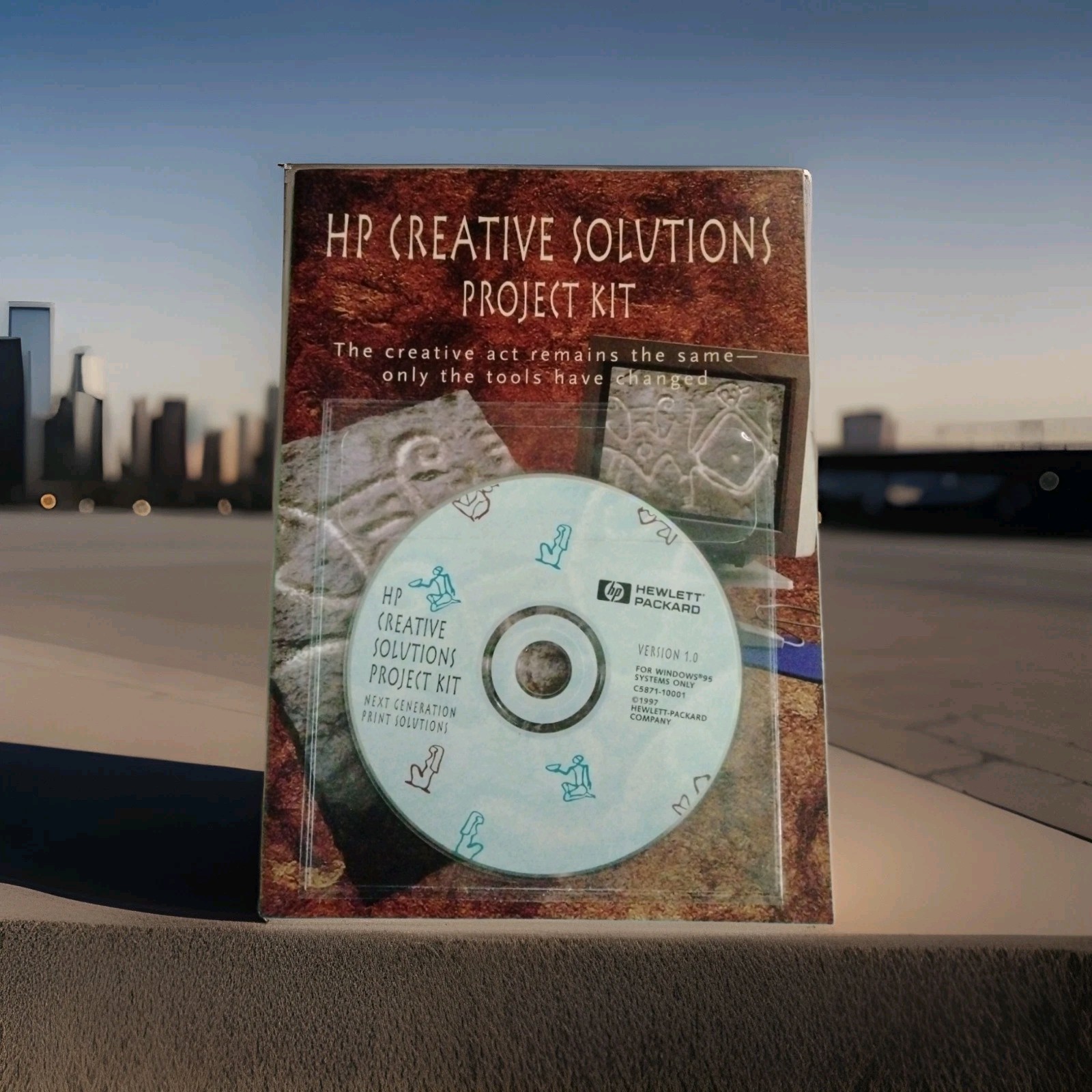 1997 Hewlett Packard HP Creative Solutions Booklet and Program CD