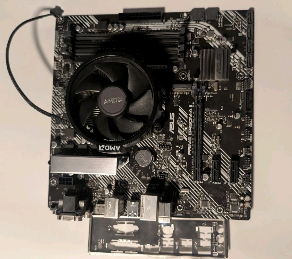 (Cpu Motherboard combo) ASUS-PRIME B450M-A II motherboard + 2600