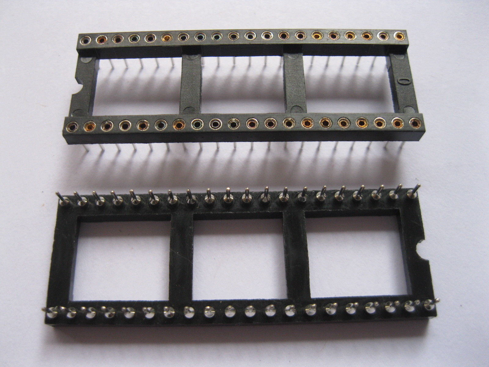 12 pcs IC Socket Adapter 40 PIN Wide DIP High Quality Pitch 2.54mm, X=15.24mm
