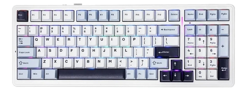 x Aula F99 Wireless Mechanical Keyboard, Hot Swappable Gasket Custom Gaming 