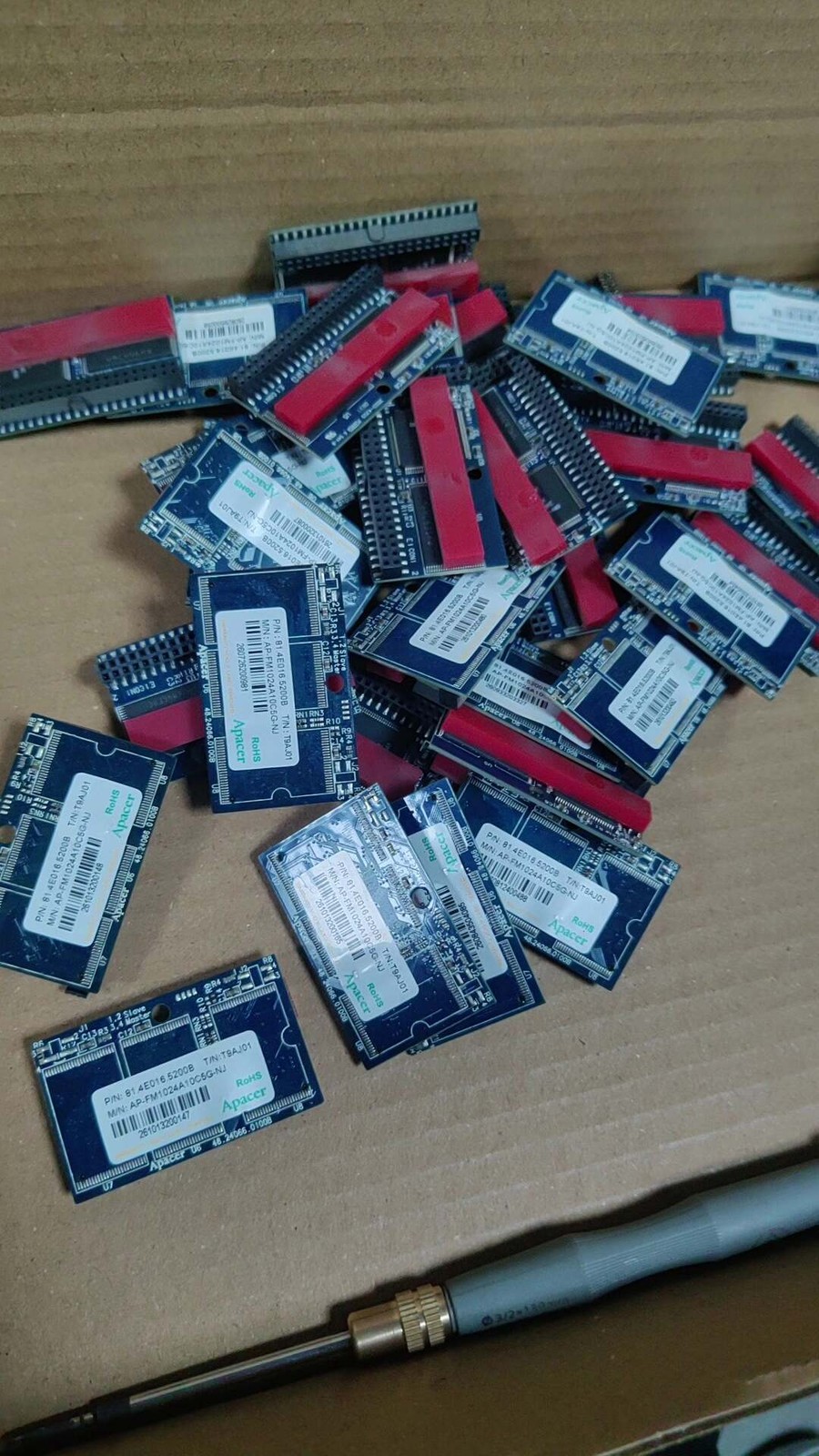 5pcs Apacer 1GB 44-Pin IDE Flash Memory NOTEBOOK DOC DOM FLASH