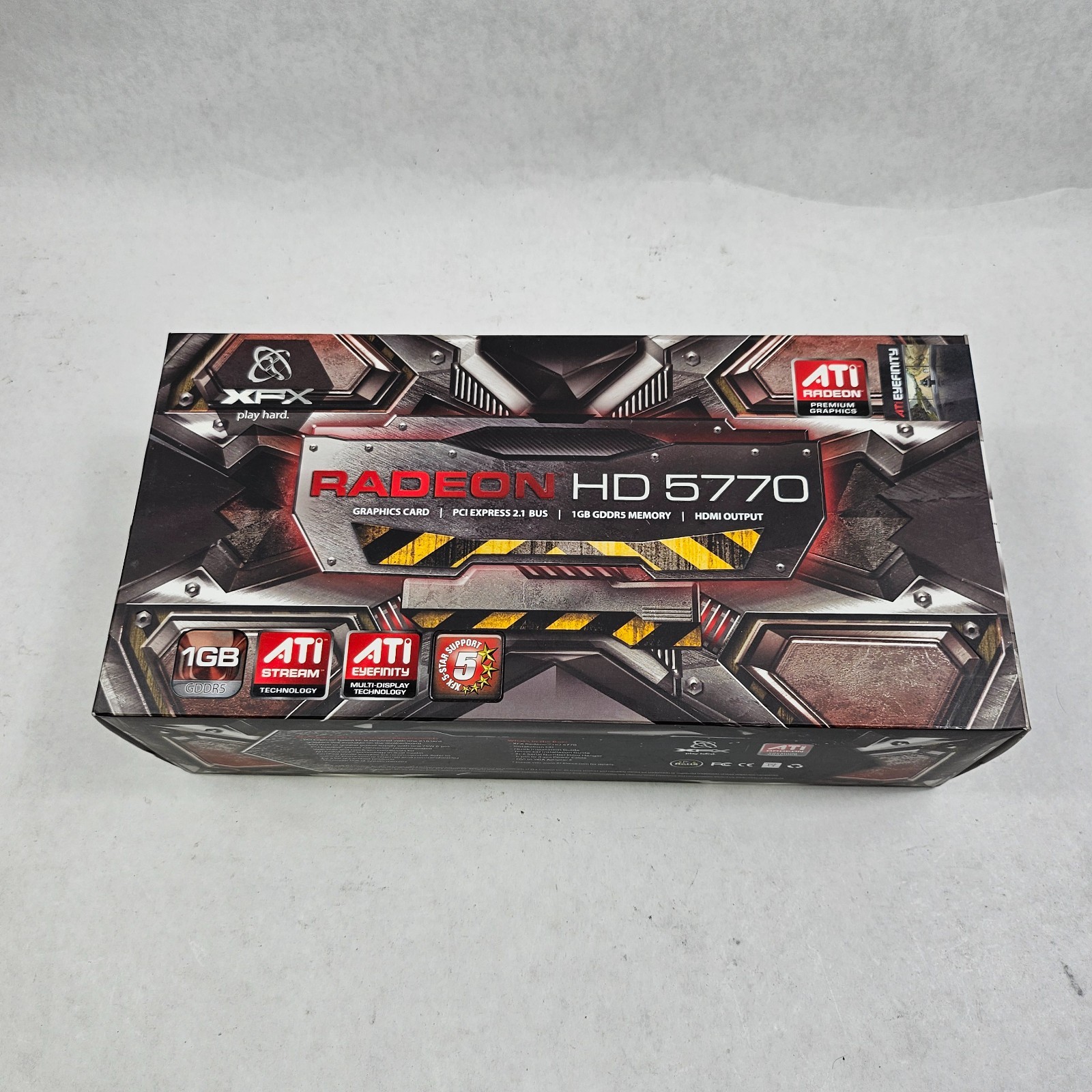 ATI Radeon HD 5770 1GB PCIe Graphics Card HD-577X-ZNFC Sealed New Old Stock