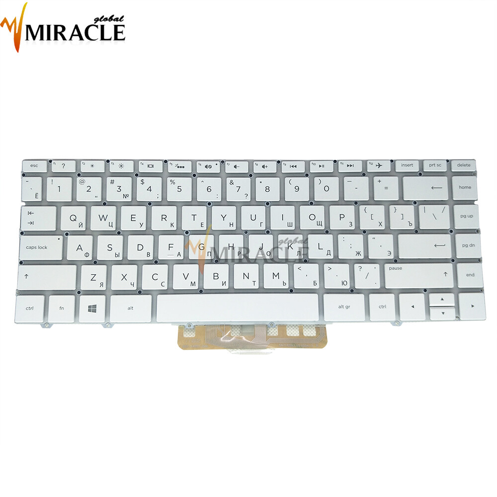 RU Russian Backlit Keyboard for HP spectre X360 13-AF 13-AF000TU 13-AF002TU 