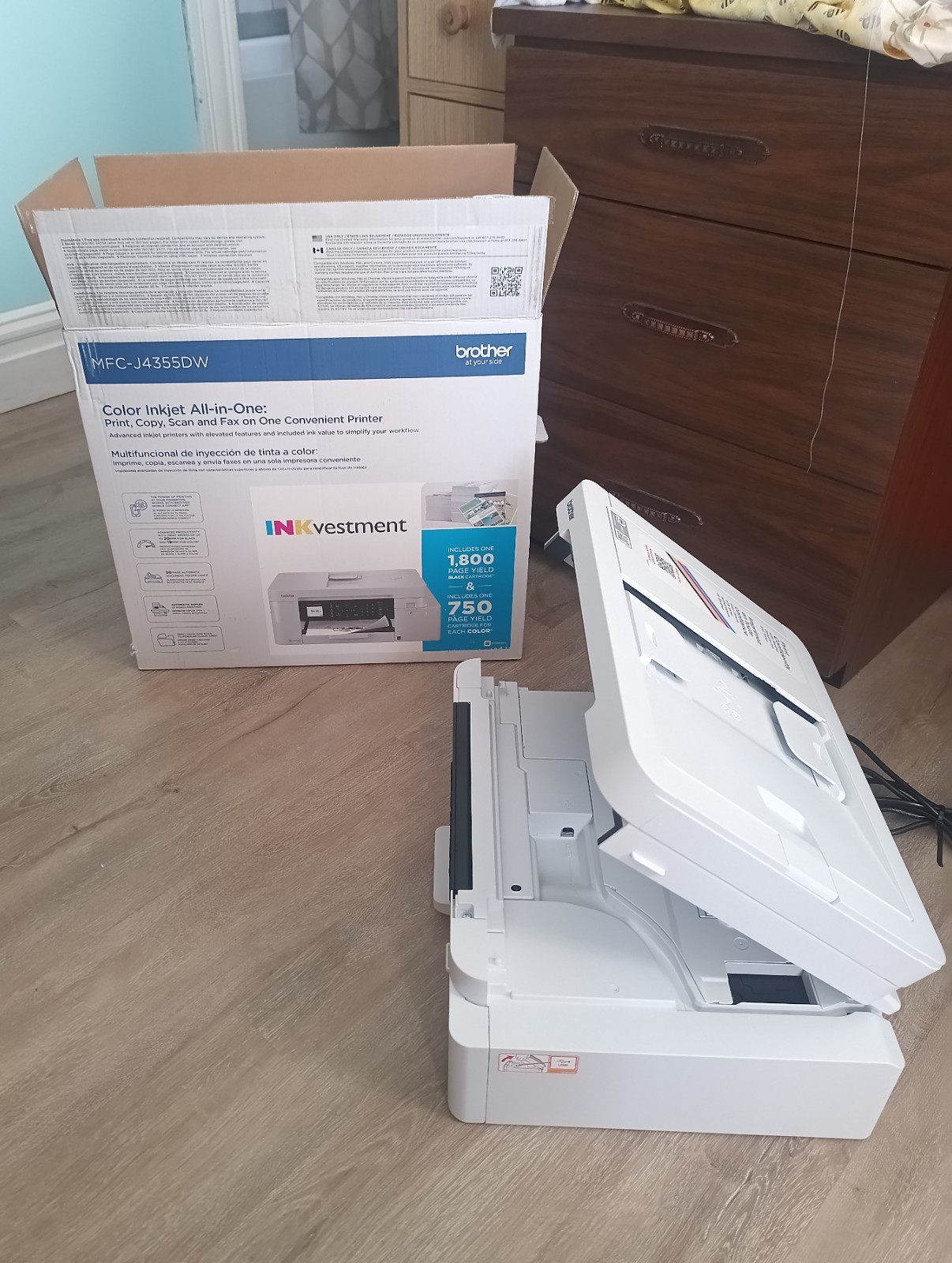 Brother MFC-J4335DW Color Inkjet All-In-One Printer