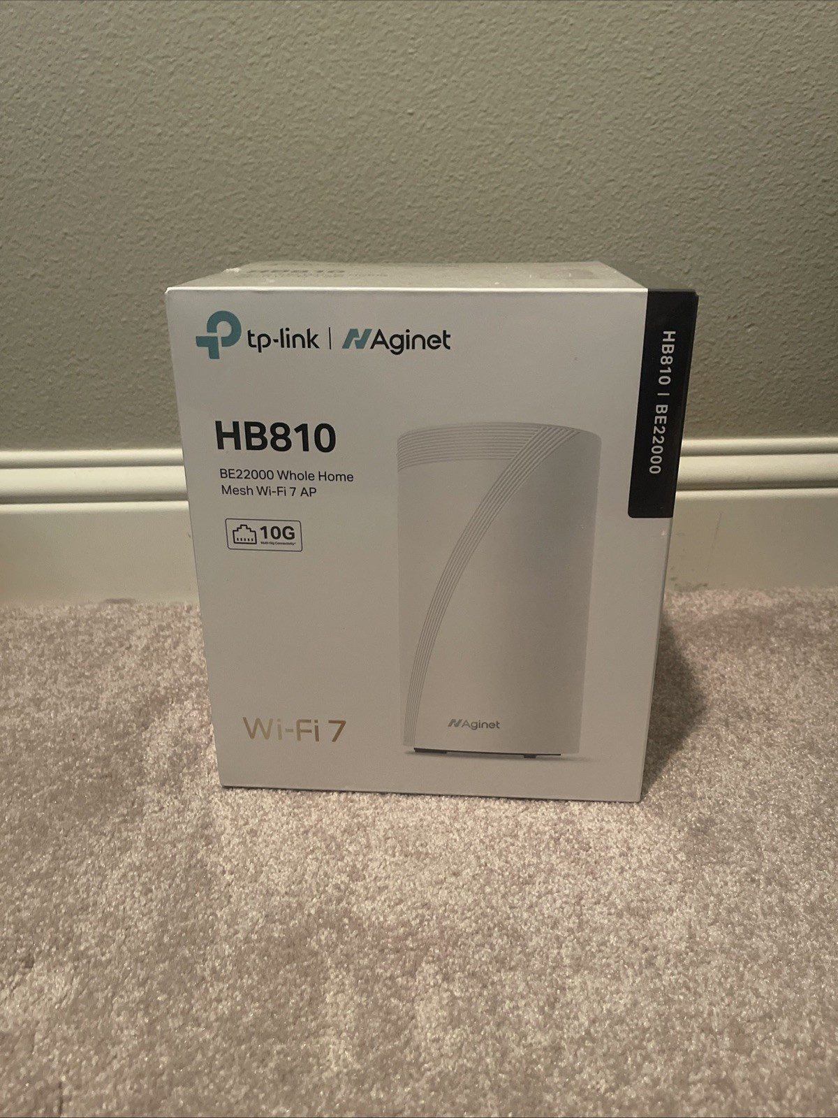 TP-Link Aginet HB810 – BE22000 Tri-Band Wi-Fi 7 Mesh Router – BRAND NEW SEALED