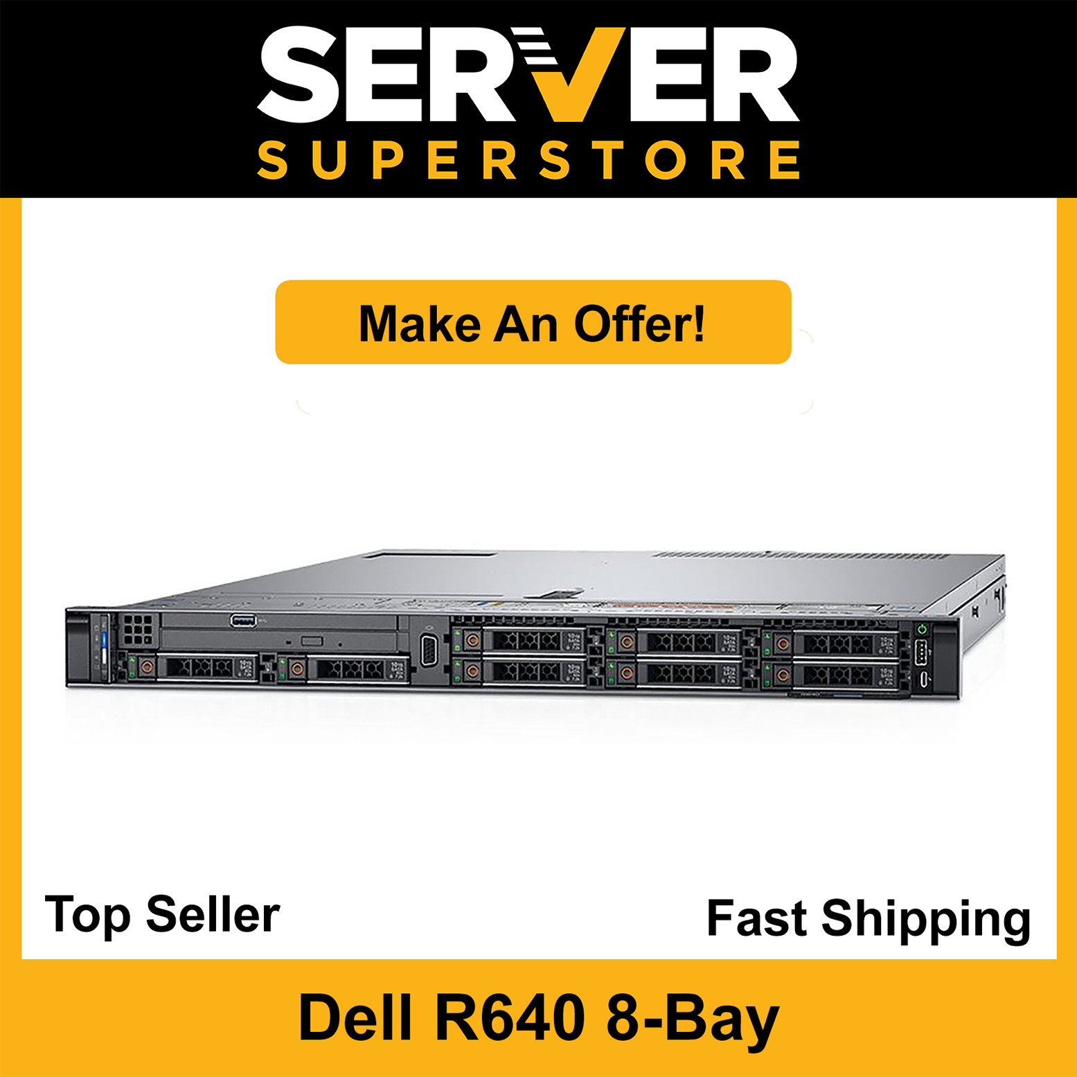 Dell PowerEdge R640 Server 2x Gold 6136 = 24 Cores H730P 64GB RAM 4x 600GB SAS
