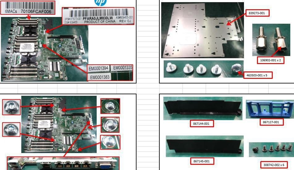 ErsaZZa 875073-001-RFB System Board ~E~