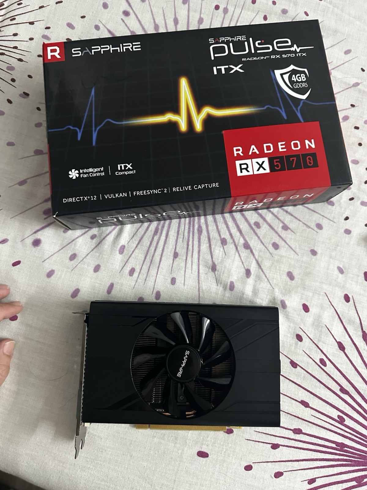 Sapphire Pulse Radeon RX 570 4GB GDDR5 Graphics Video Card AMD(NOBOX&LowProfile)