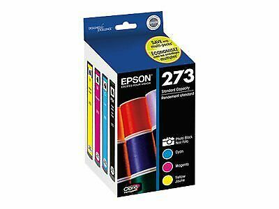 Epson 273 Photo Black & Color Combo Pack T273520 Exp 2020 New Sealed Cyan Yellow