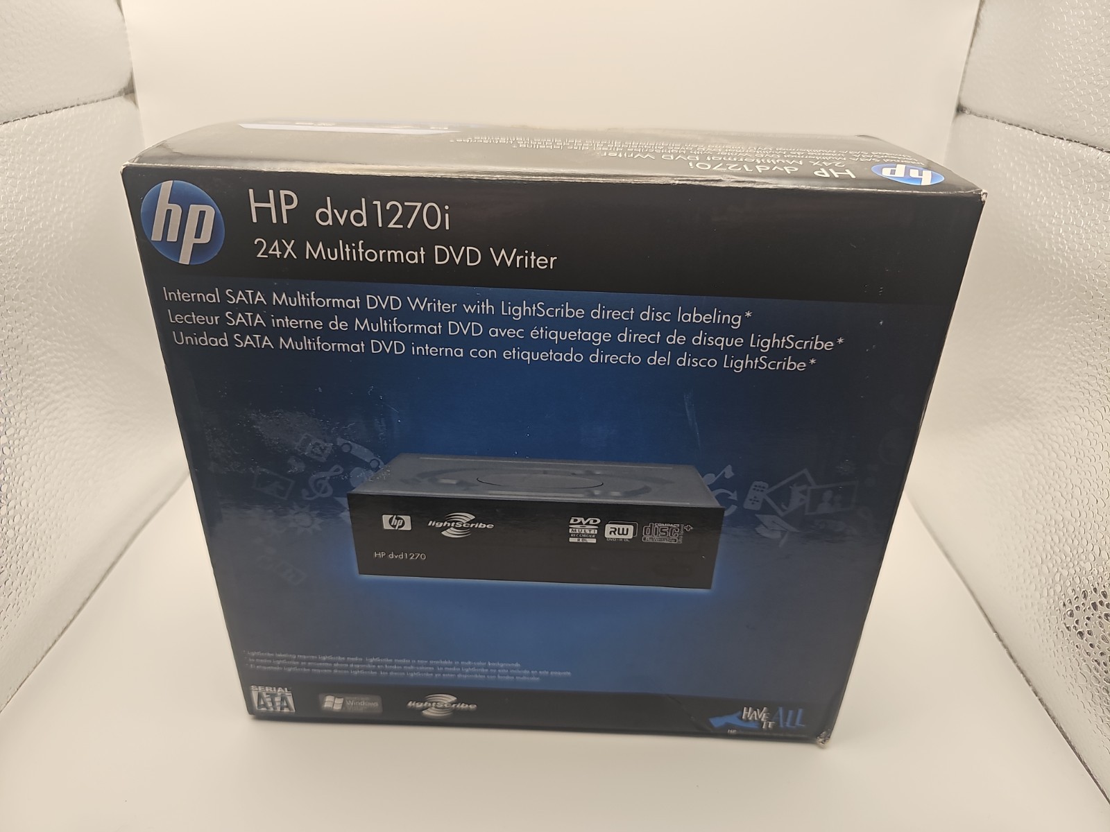 RARE NEW HP 24x Multiformat DVD/CD Writer Burner Model dvd1270i