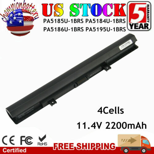 Replacement Battery For Toshiba PA5185U-1BRS PA5186U-1BRS PA5184U-1BRS C55D L55