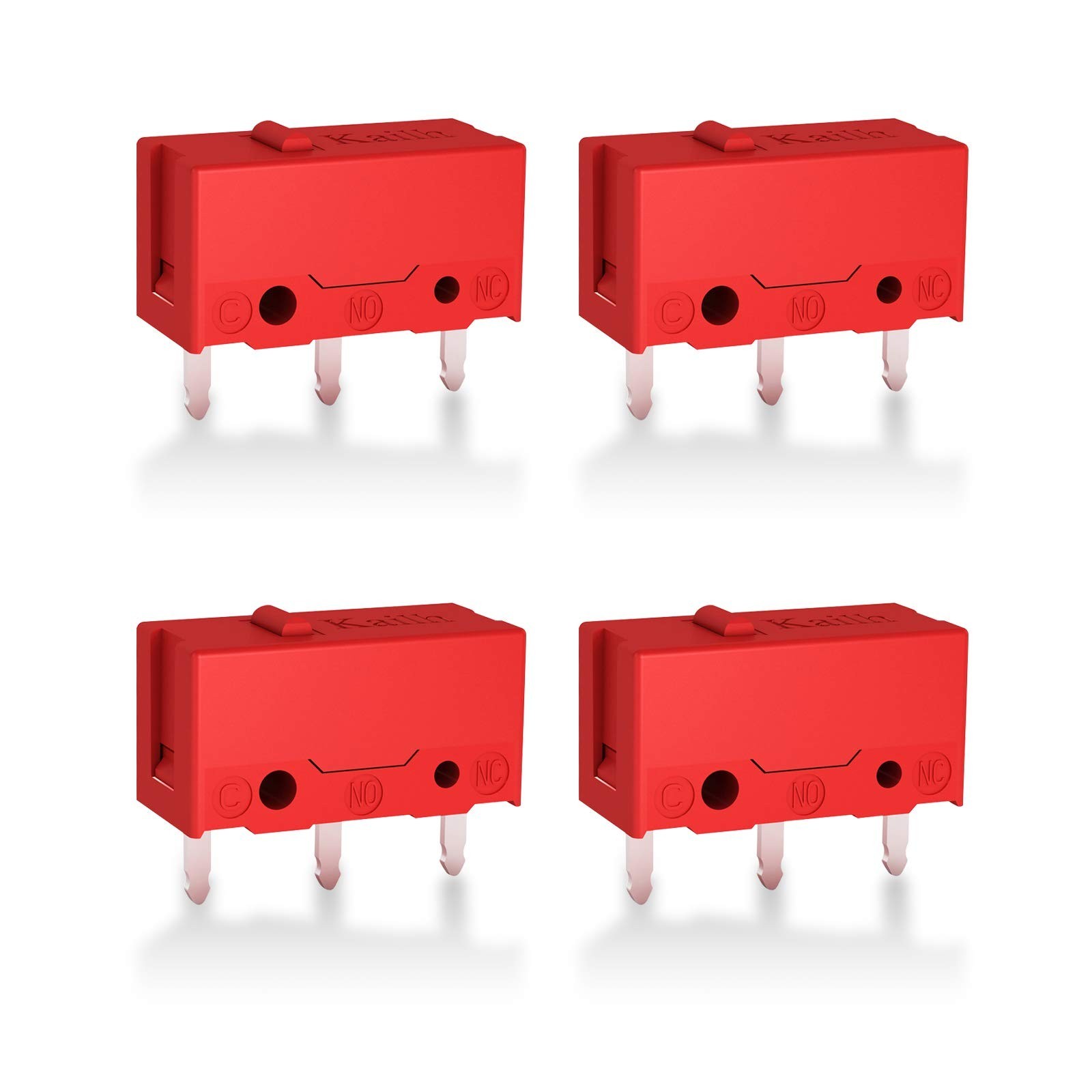 Red Kailh GM 4.0 Mouse Micro Switch for Gaming Mouse 4Pcs GM4.0