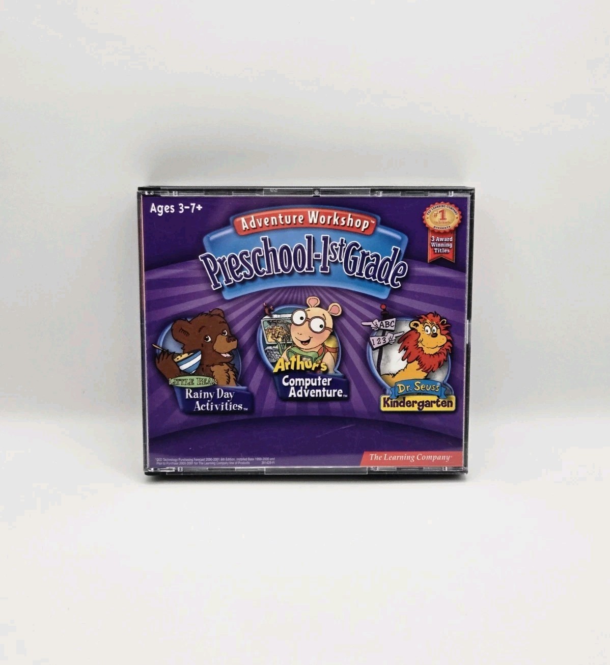 Adventure Workshop PC CD Computer Game Seuss Little Bear Rainy Day Arthur